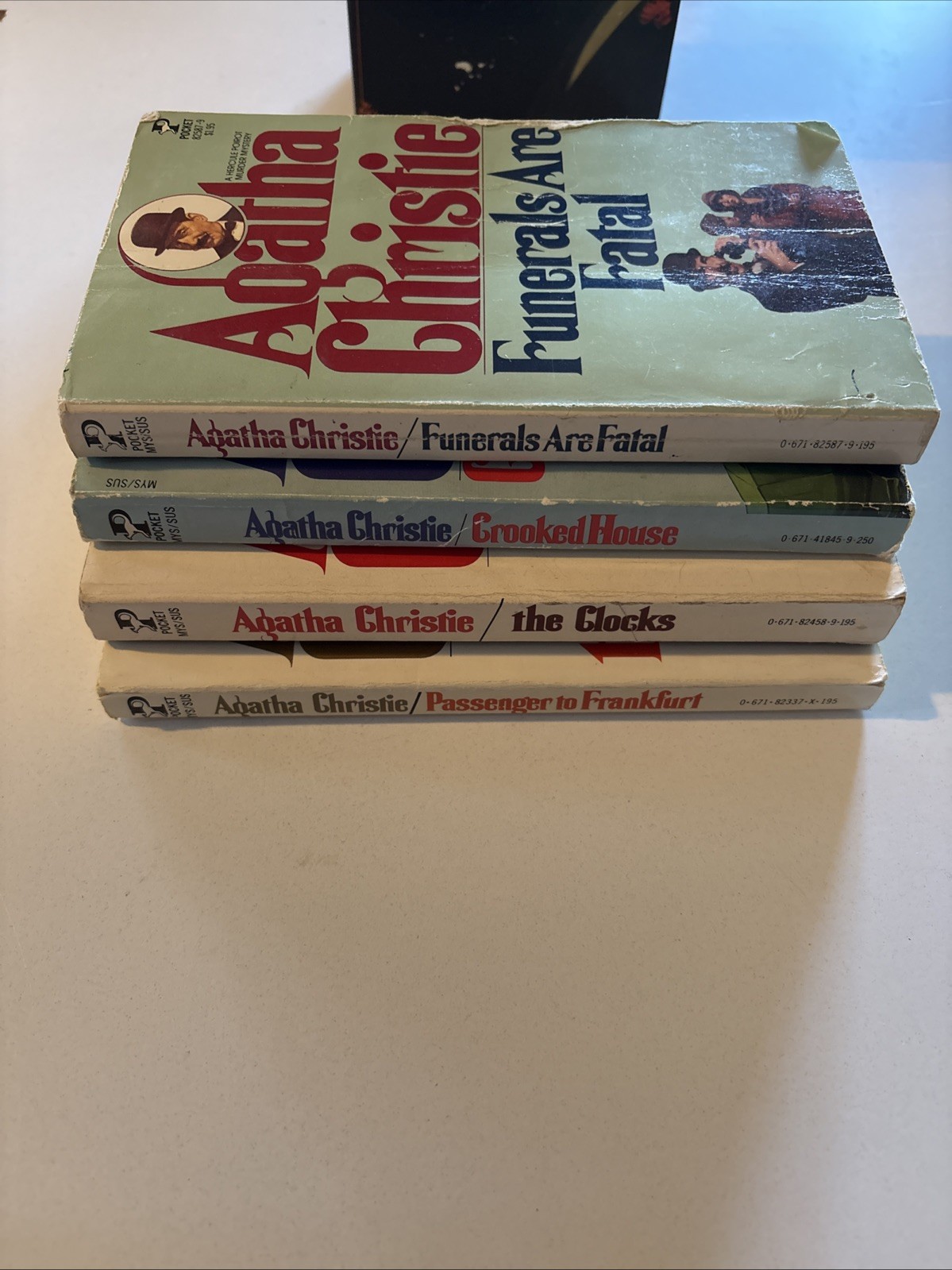 Agatha Christie The Best of Hercule Poirot Boxed Set 4 Paperback Books