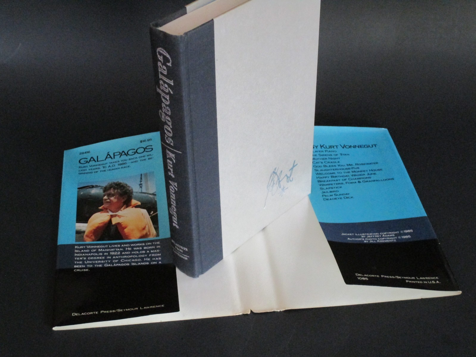 Galapagos by Kurt Vonnegut. First Edition & 1st Printing. (1985, Hardcover)