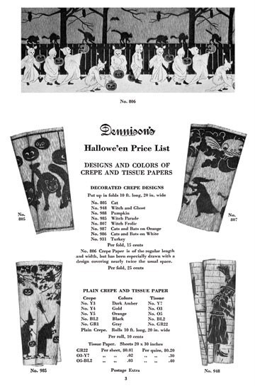 1913 Dennison’s Bogie Book (Dennisons Halloween)