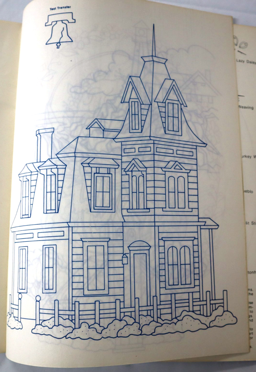 Iron On Transfers Craft Book Craftways Celebration America Times Past Vtg 1982