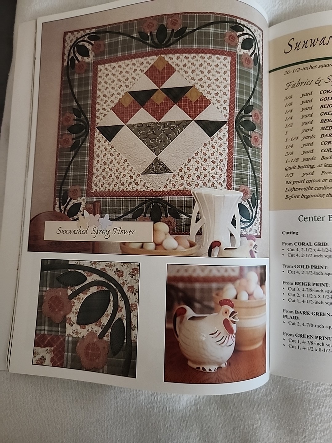 Thimbleberries „Sunwashed Quilts“ Softcover Book Lynette Jensen 40 Pages