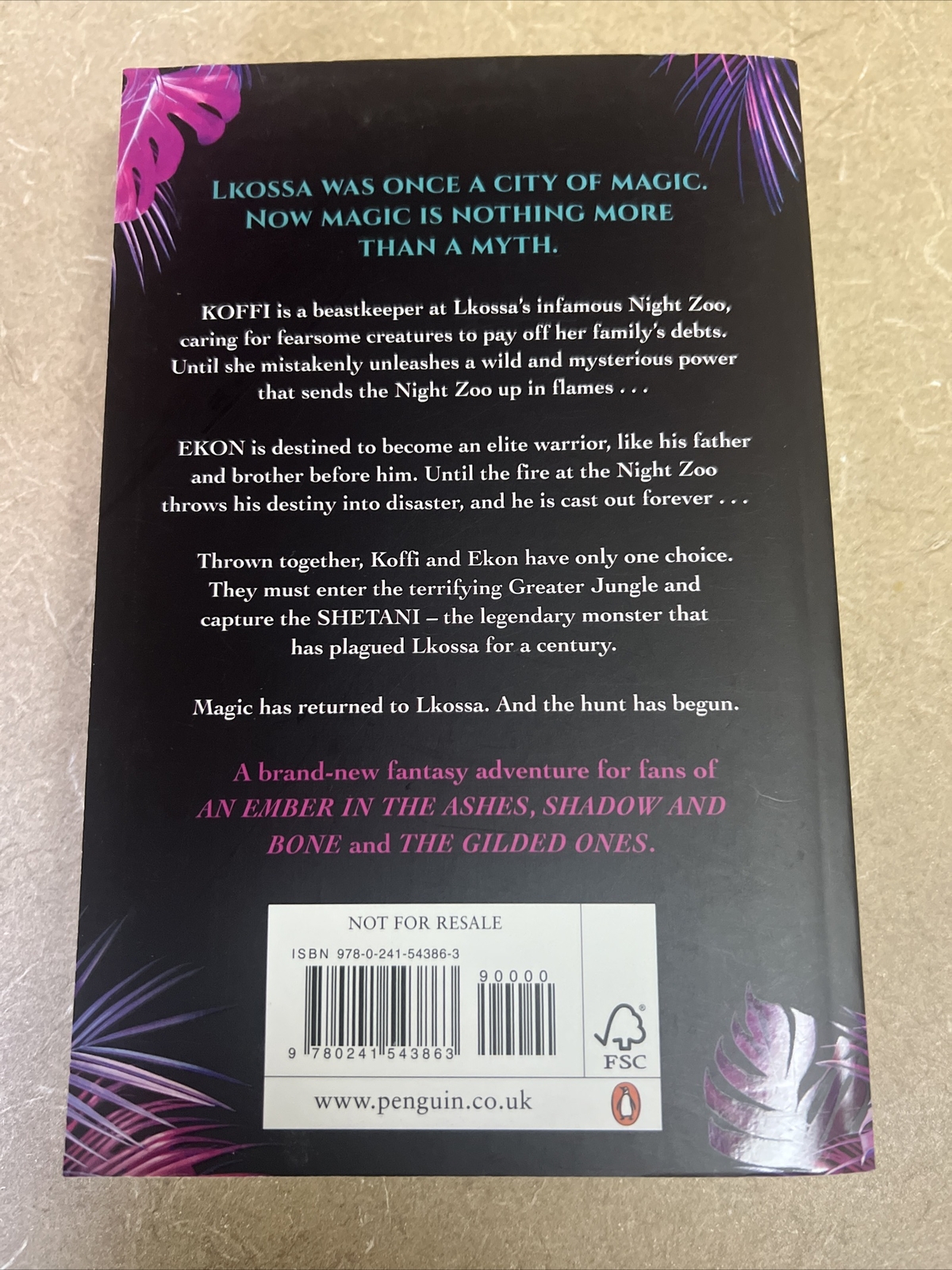 Beasts of Prey by Ayana Gray Fairyloot Edition Paperback Signed Exclusive Cover