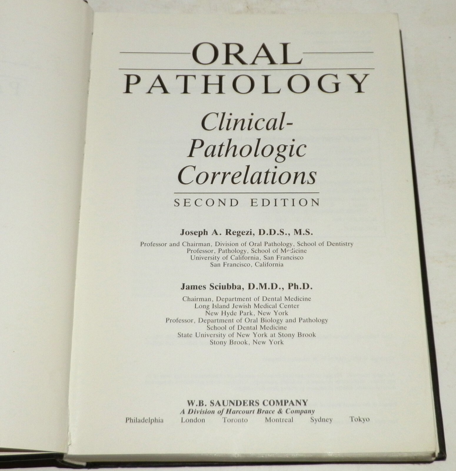 Oral Pathology Clinical Pathologic Correlations Regezi and Sciubba 2nd Edition