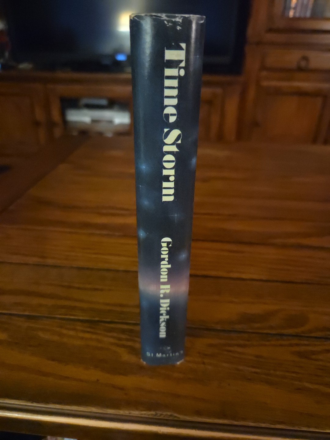 Time Storm by Gordon R. Dickson 1977 Book Club Edition HCDJ St. Martin’s Press