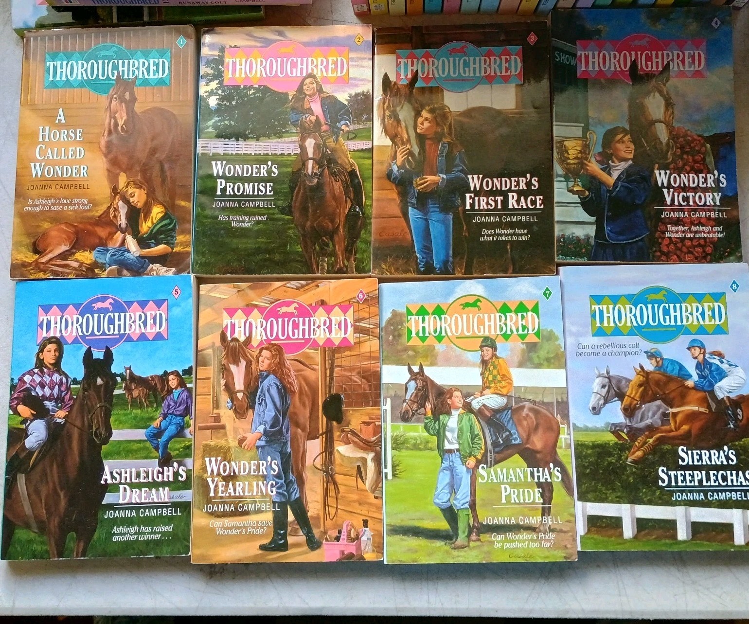 Lot of 33 Thoroughbred Books Series by Joanna Campbell Vintage 1990’s OOP