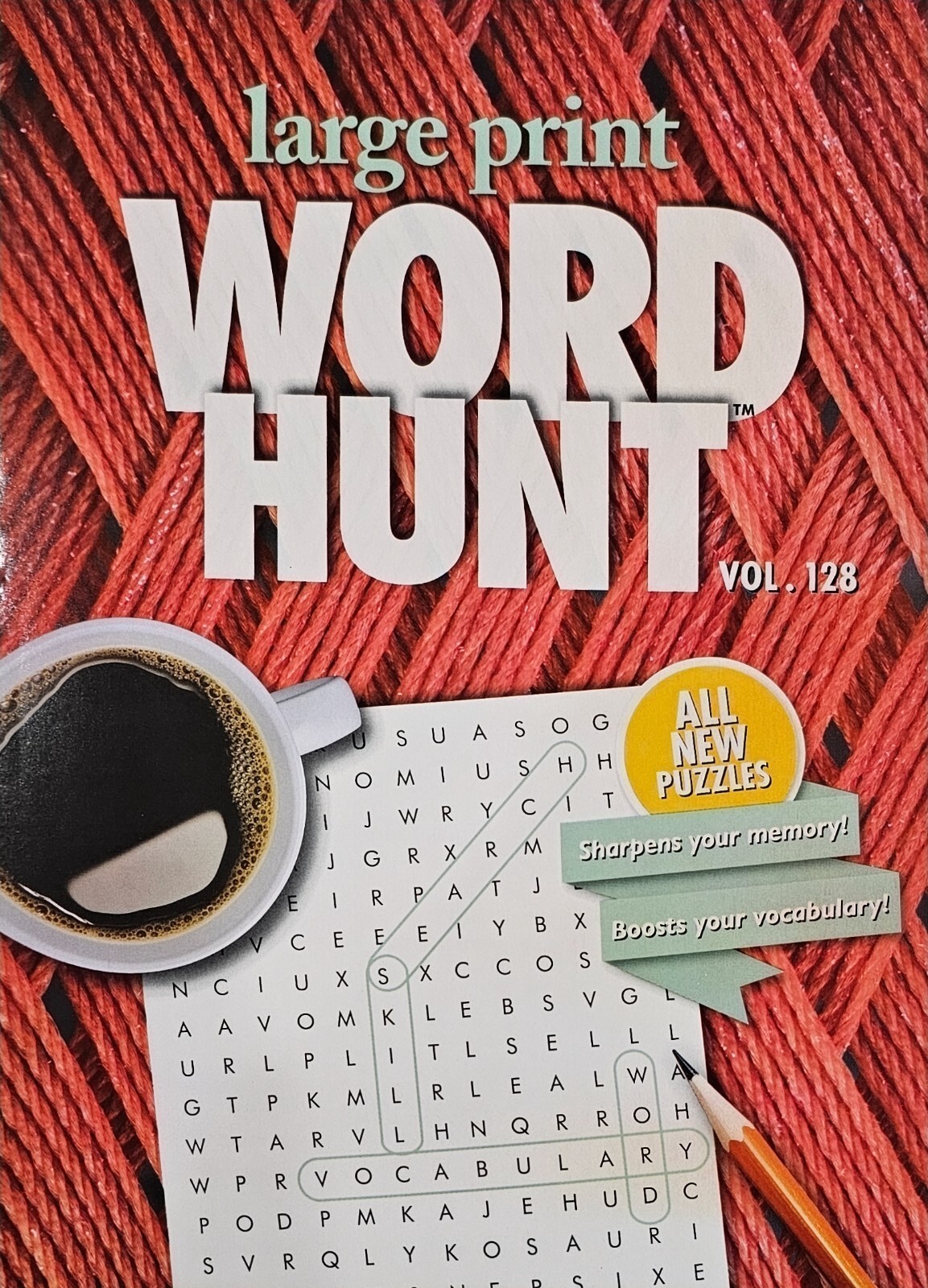 PAPP Large Print Word Hunt Puzzle Books, Largest Selection of Volumes, You Pick!