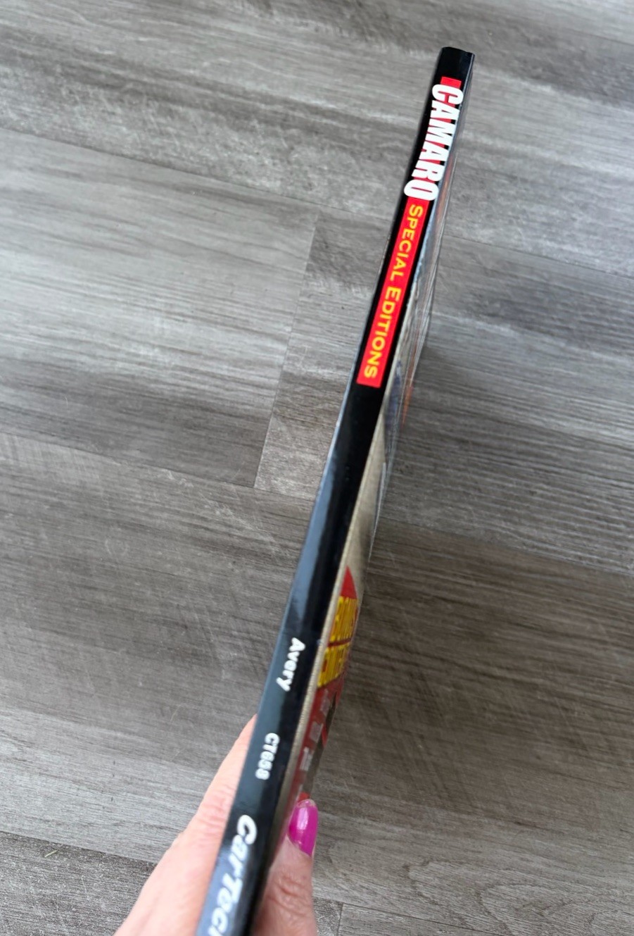 Matt Avery Camaro Special Editions Signed Book 1967-Present COPO Yenko ZL1 Z/28