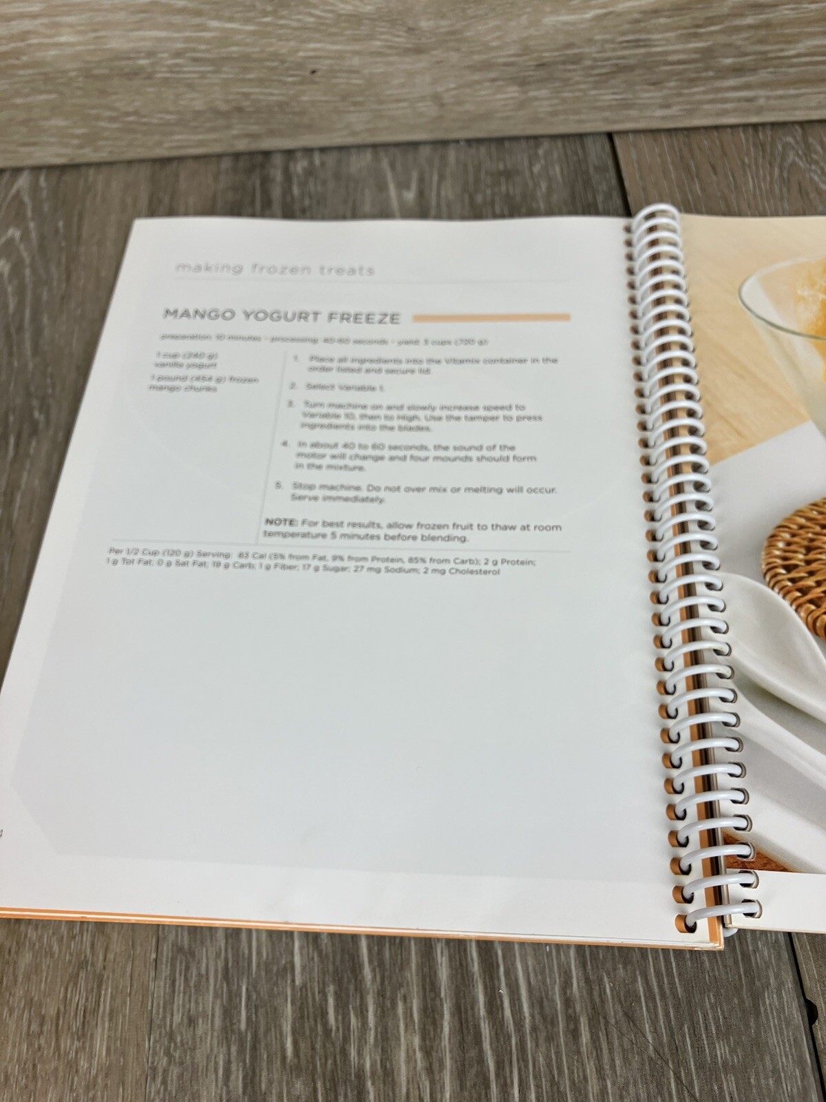 VITAMIX Getting Started Plus Blender Recipes & Manual Spiral Cookbook