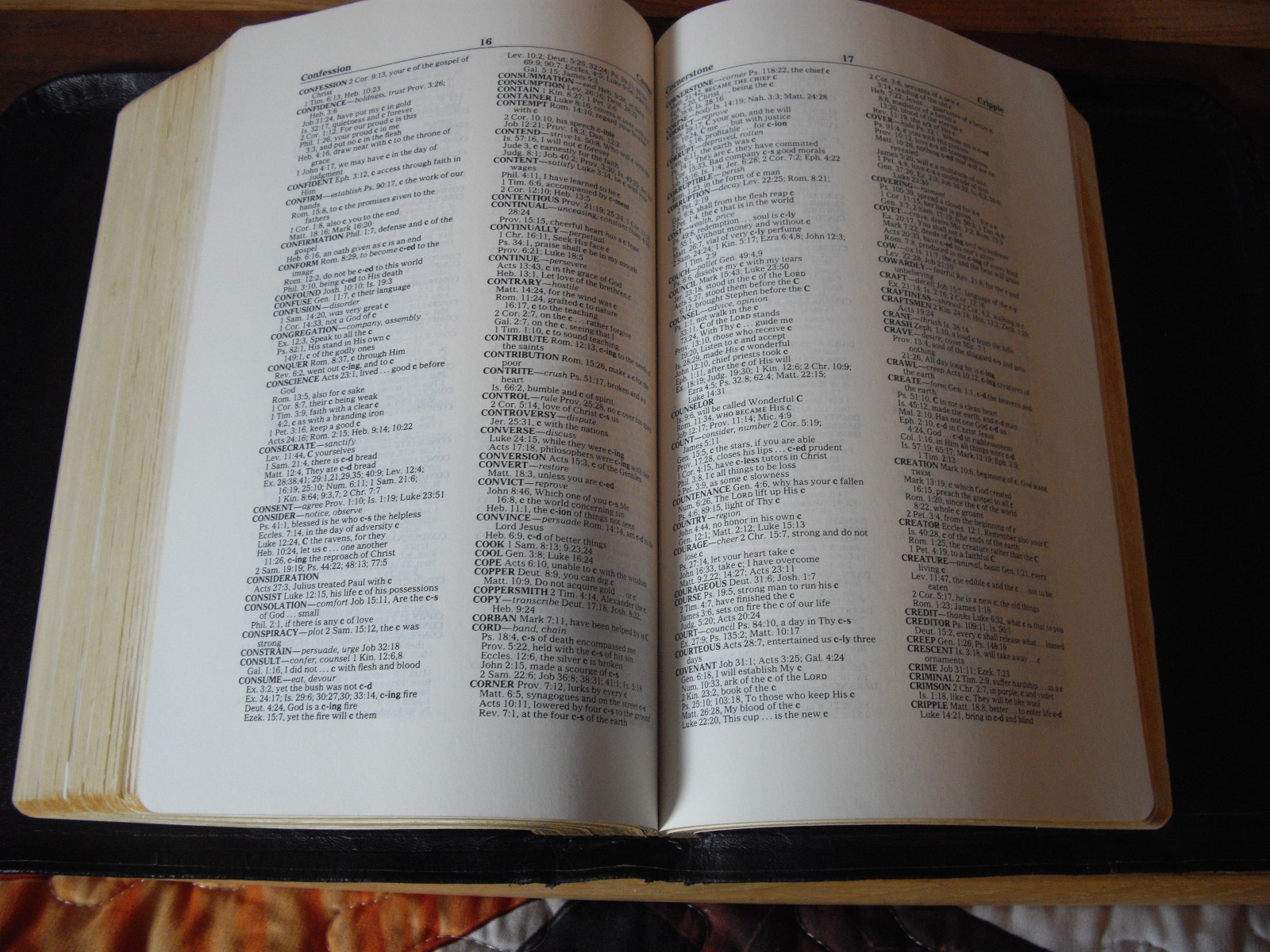 Rare 1975 Black Genuine Leather Loose Leaf New American Standard Bible NAS NASB