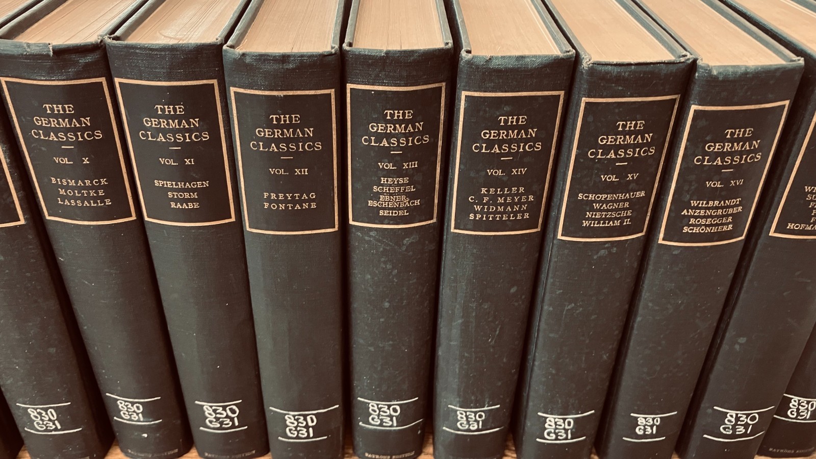 The German Classics: Masterpieces of German Literature, 20 Vol. 1913 Complete