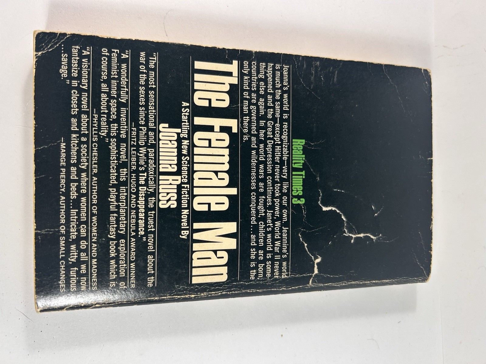 The Female Man Joanna Russ 1975 Bantam First Edition Paperback Feminist Sci-Fi