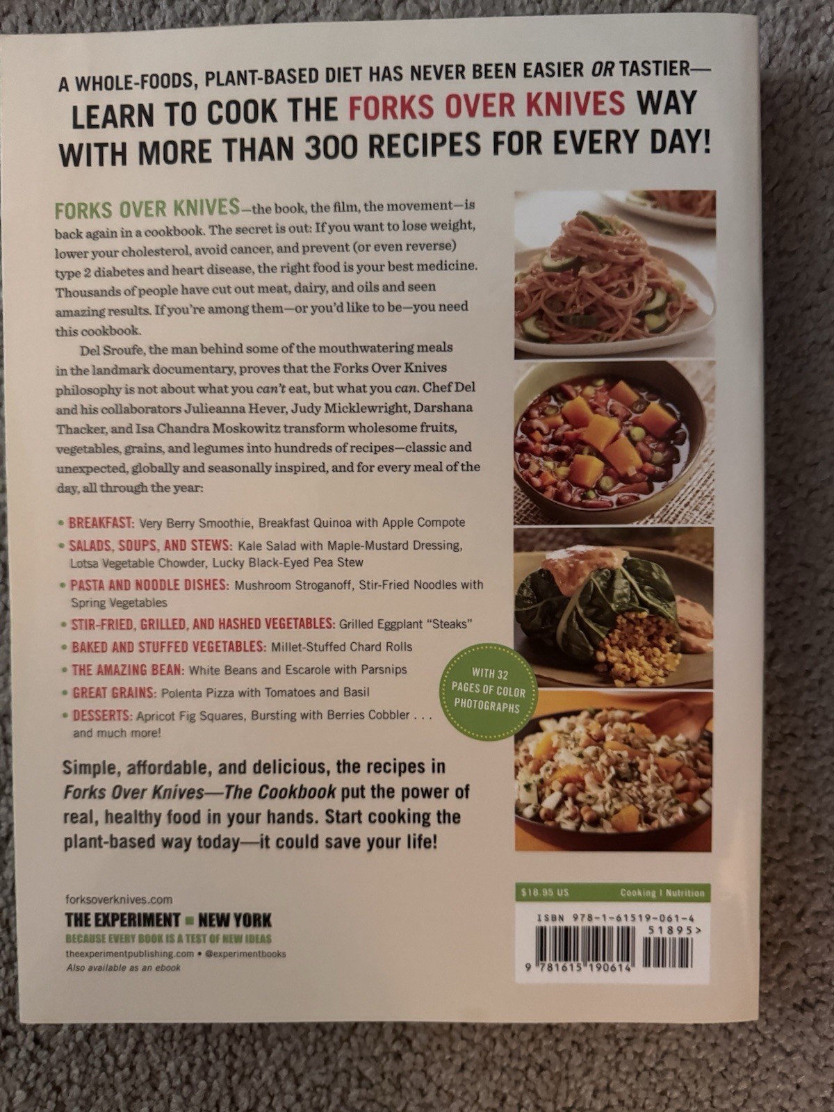 Forks Over Knives: The Cookbook by Del Sroufe (2012, Library Binding)
