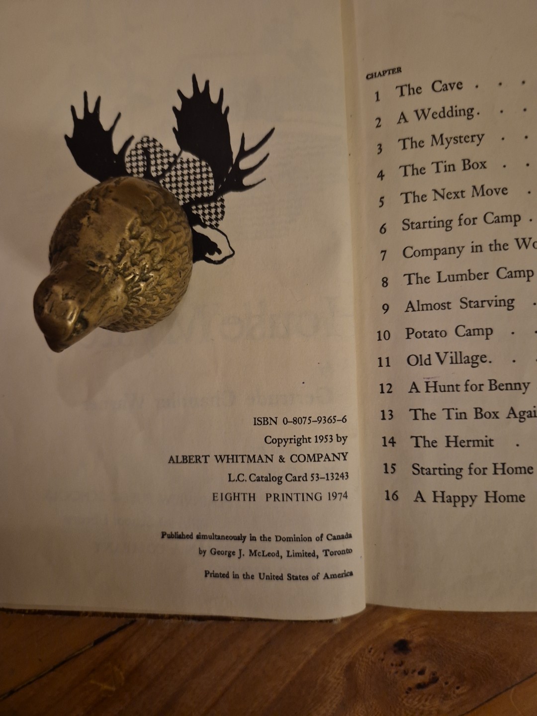 The Yellow House Mystery by Gertrude Chandler Warner – 1974 HC Chapter Book