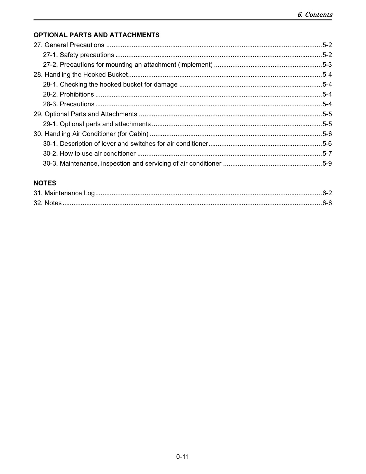 YANMAR ViO27-5 ViO35-5 Excavator Operation and Maintenance Manual – WIRE BOUND