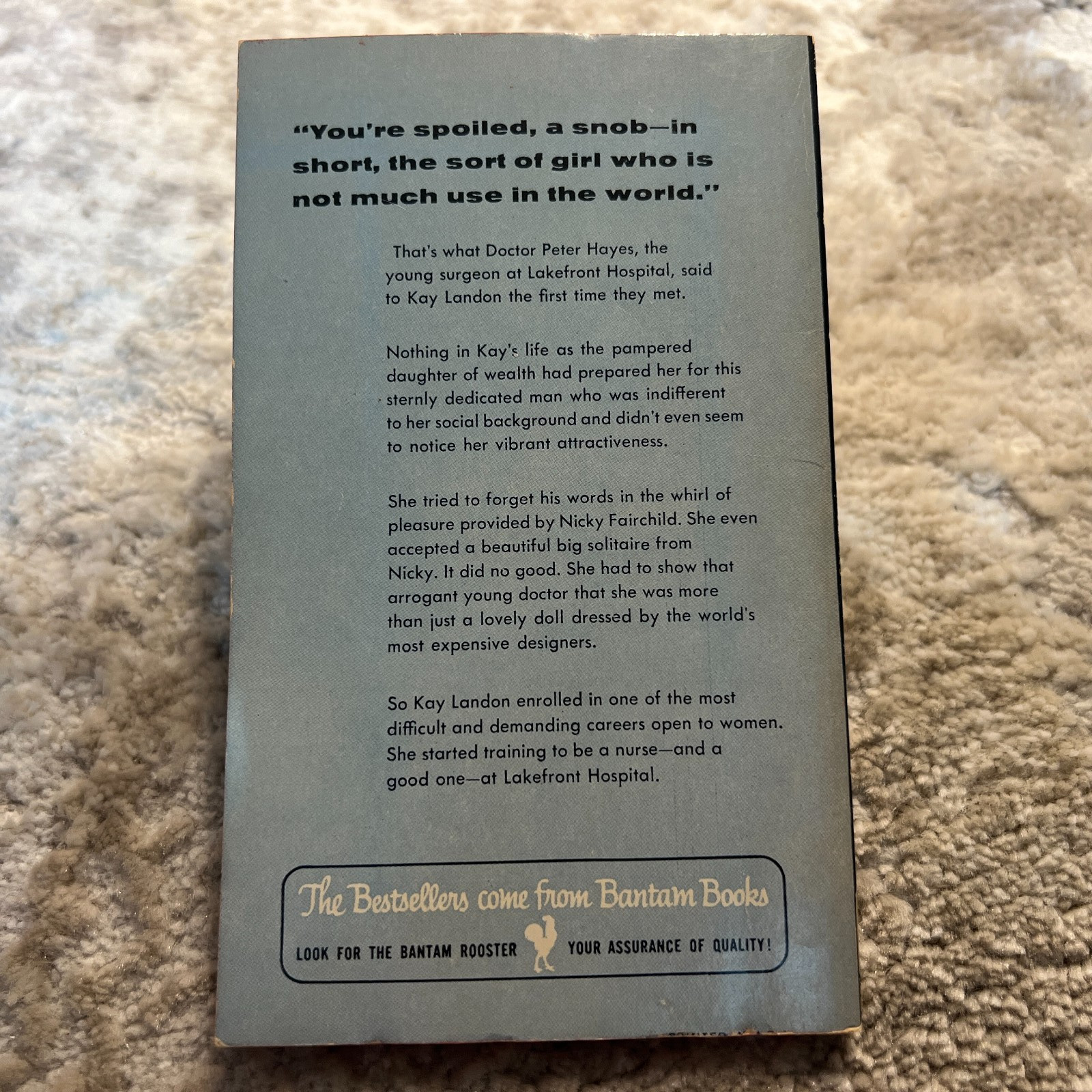 Nurse Landon’s Challenge Medical Romance Paperback by Adelaide Humphries 1956