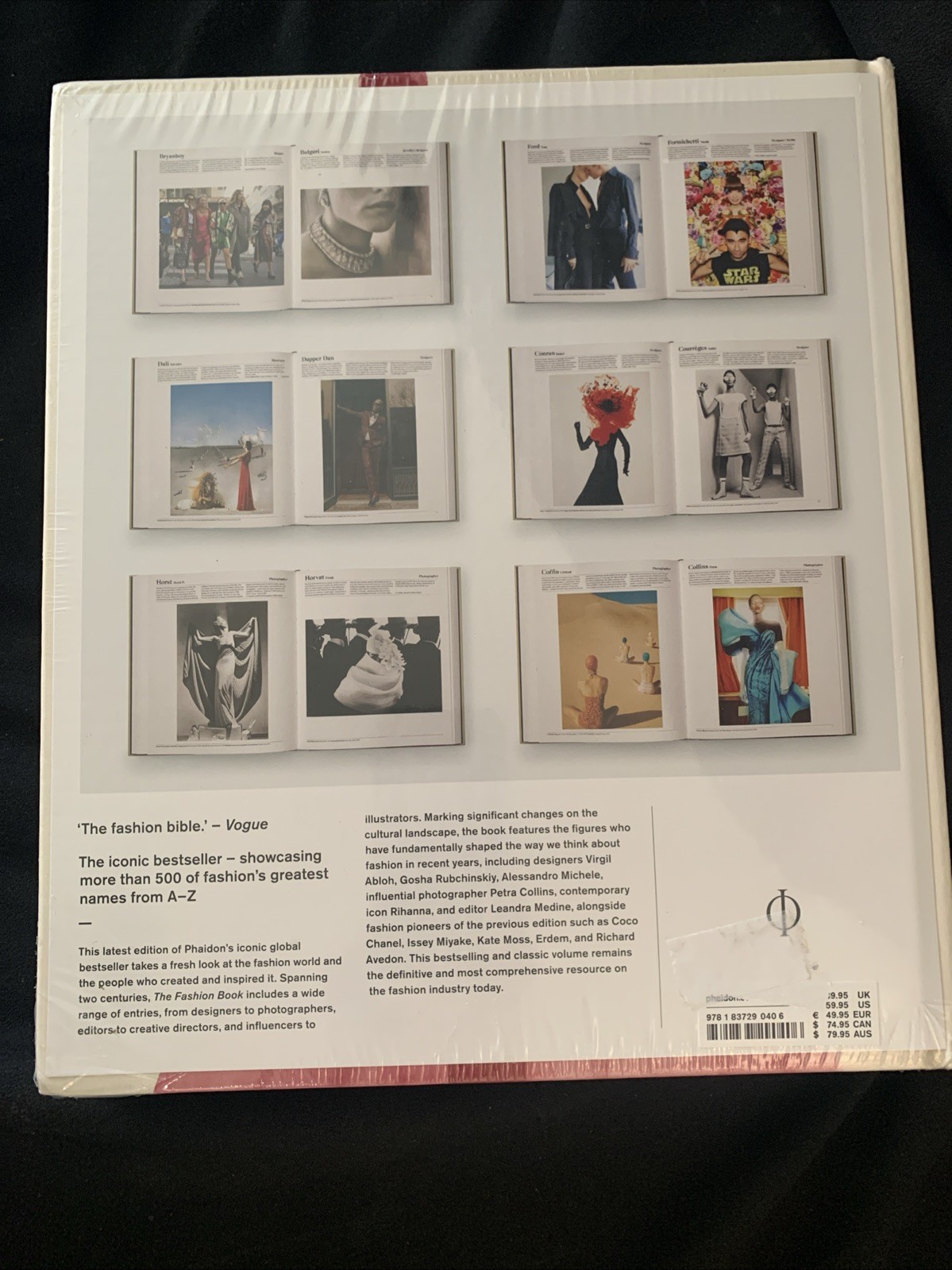 NEW CLEAN SEALED! Fashion Book Phaidon FRESH STYLE ICONIC A to Z DESIGNERS HUGE!
