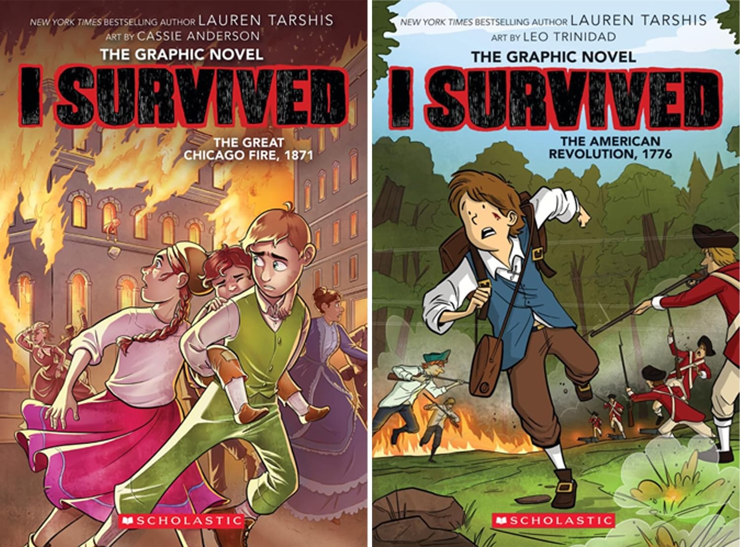 I Survived Graphix 1-12 Books Set by Lauren Tarshis NEW Paperback Set