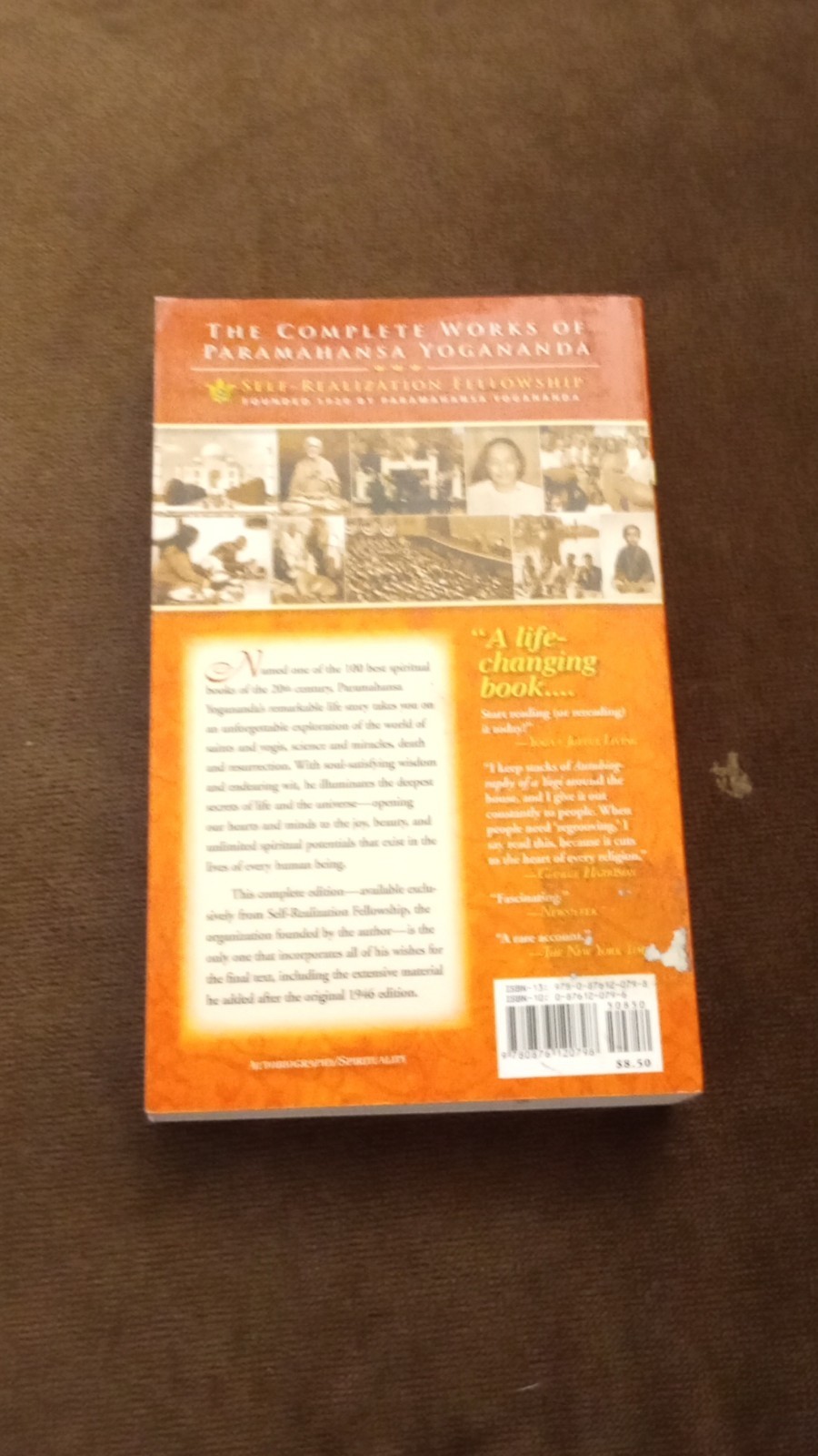 Autobiography of a Yogi by Paramahansa Yogananda Trade PB Self-Realization 1993…