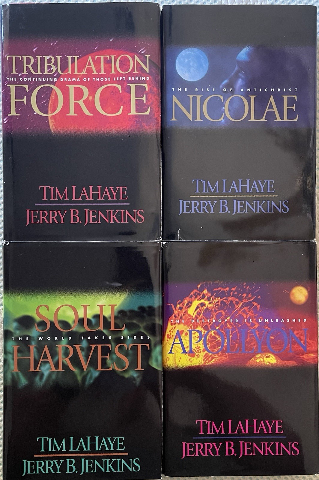 Tim LaHaye & Jerry B. Jenkins Left Behind Series Hardcover Book Club Editions
