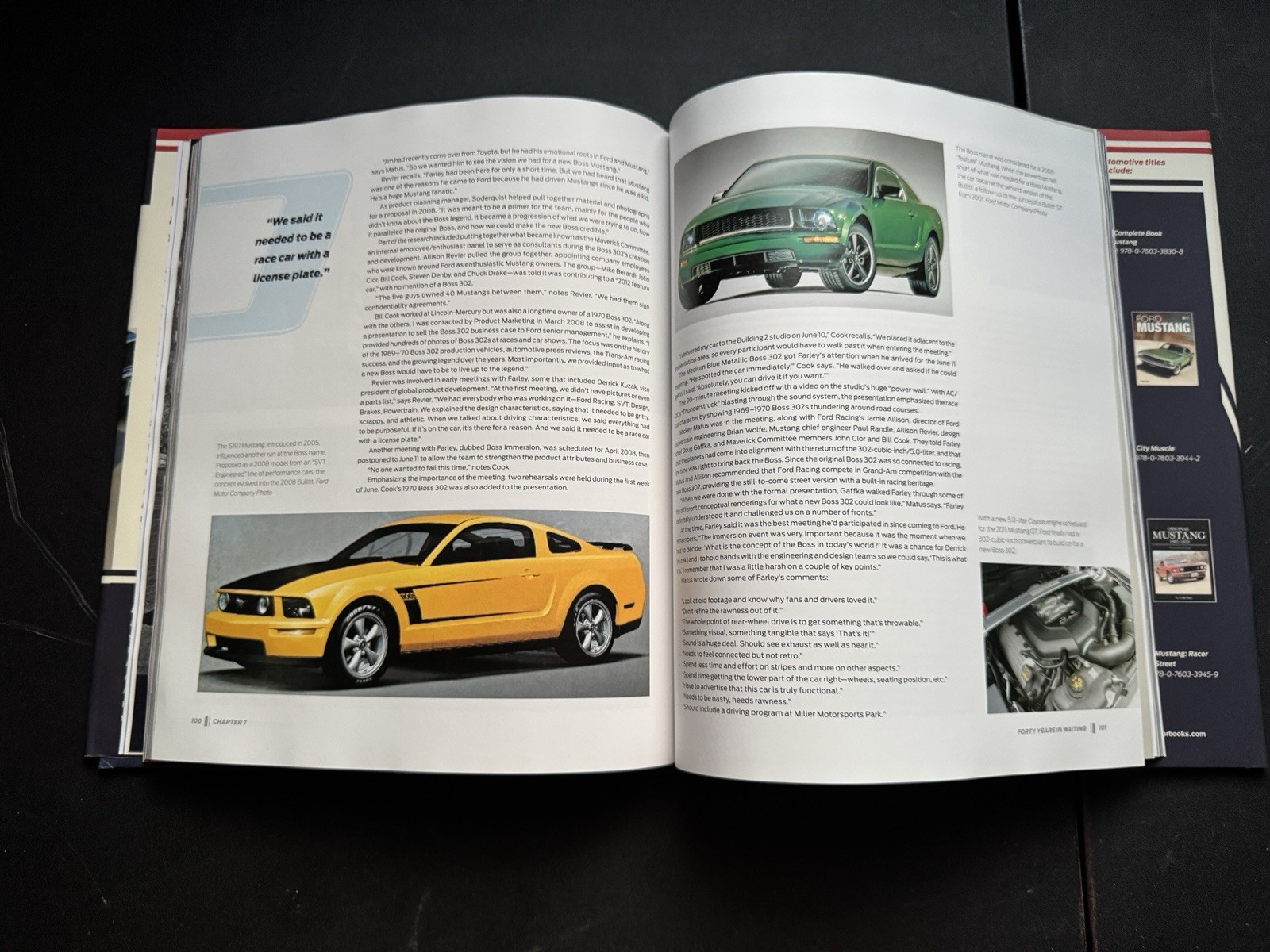Mustang Boss 302: From Racing Legend to Modern Muscle Car Donald Farr Revised Ed