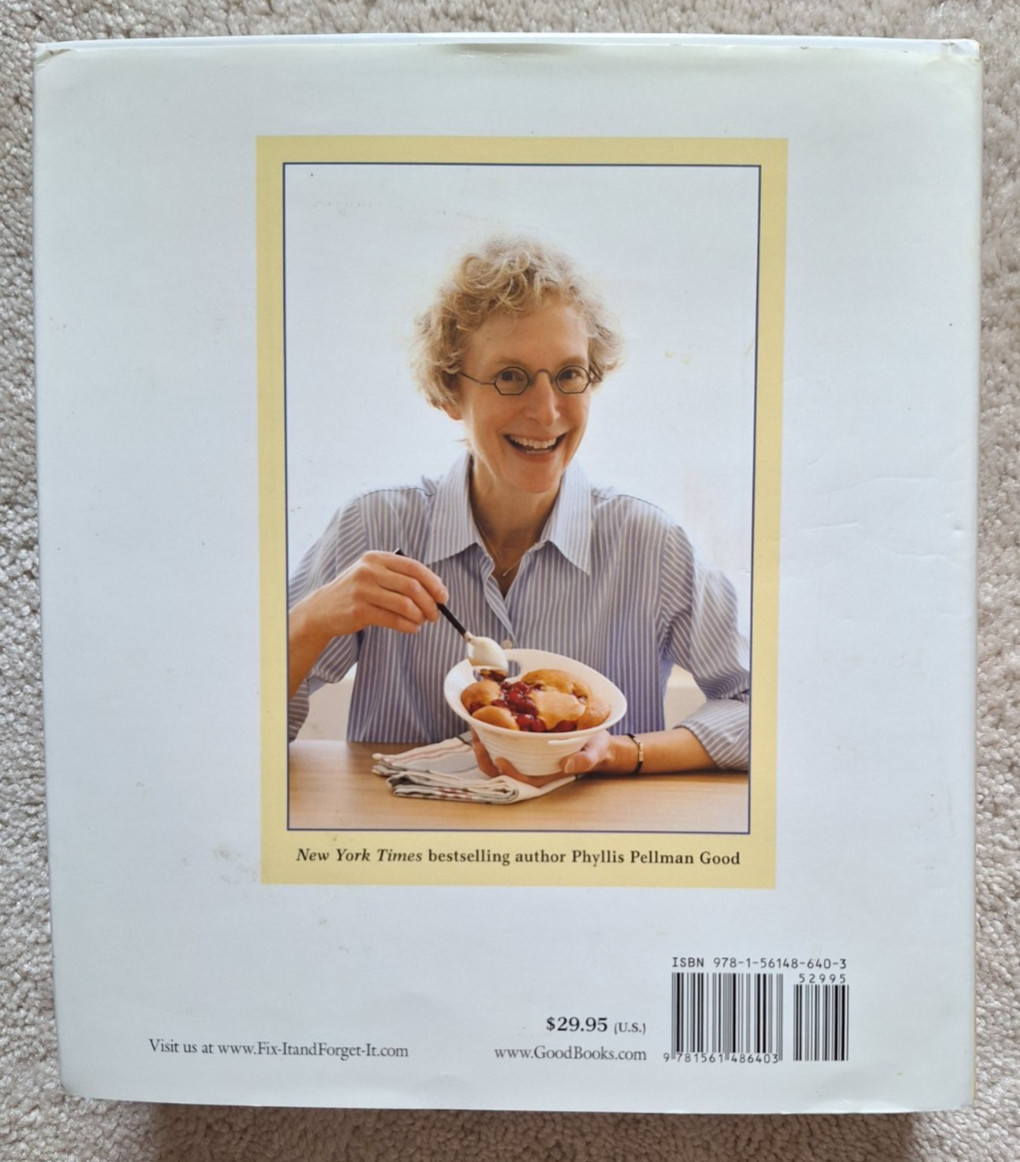 Fix-It and Forget-It Big Cookbook – 1400 slow cooker recipes, 704 pages w/illus.