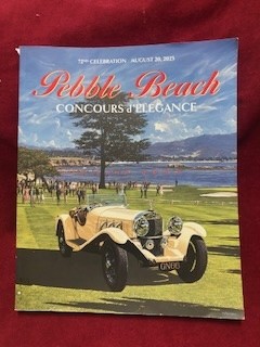 (anon). Pebble Beach Concours d’Elegance. 72nd Celebration. August 20, 2023. Ill