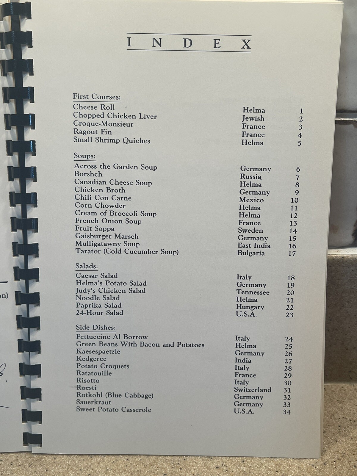 Helma’s International Favorites 100 Recipes As Shown On TV Noon Shows Cookbook