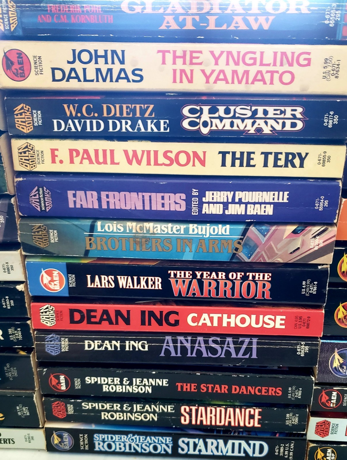 Science Fiction Books Lot Of 42 BAEN Published Awesome Collection Vintage 🔥