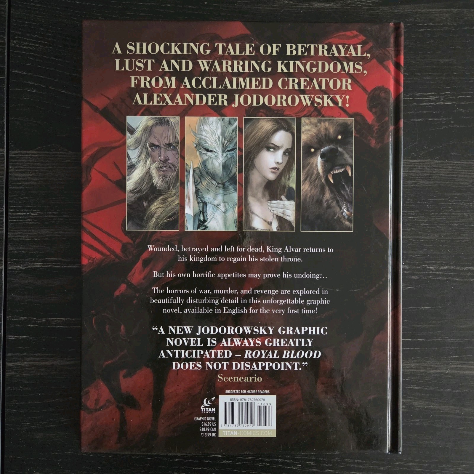 ROYAL BLOOD Alejandro Jodorowsky Dongzi Liu HC Titan Comics New