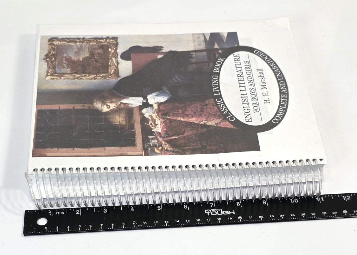 English Literature for Boys & Girls H.E. Marshall Classic Living SPIRAL BOUND