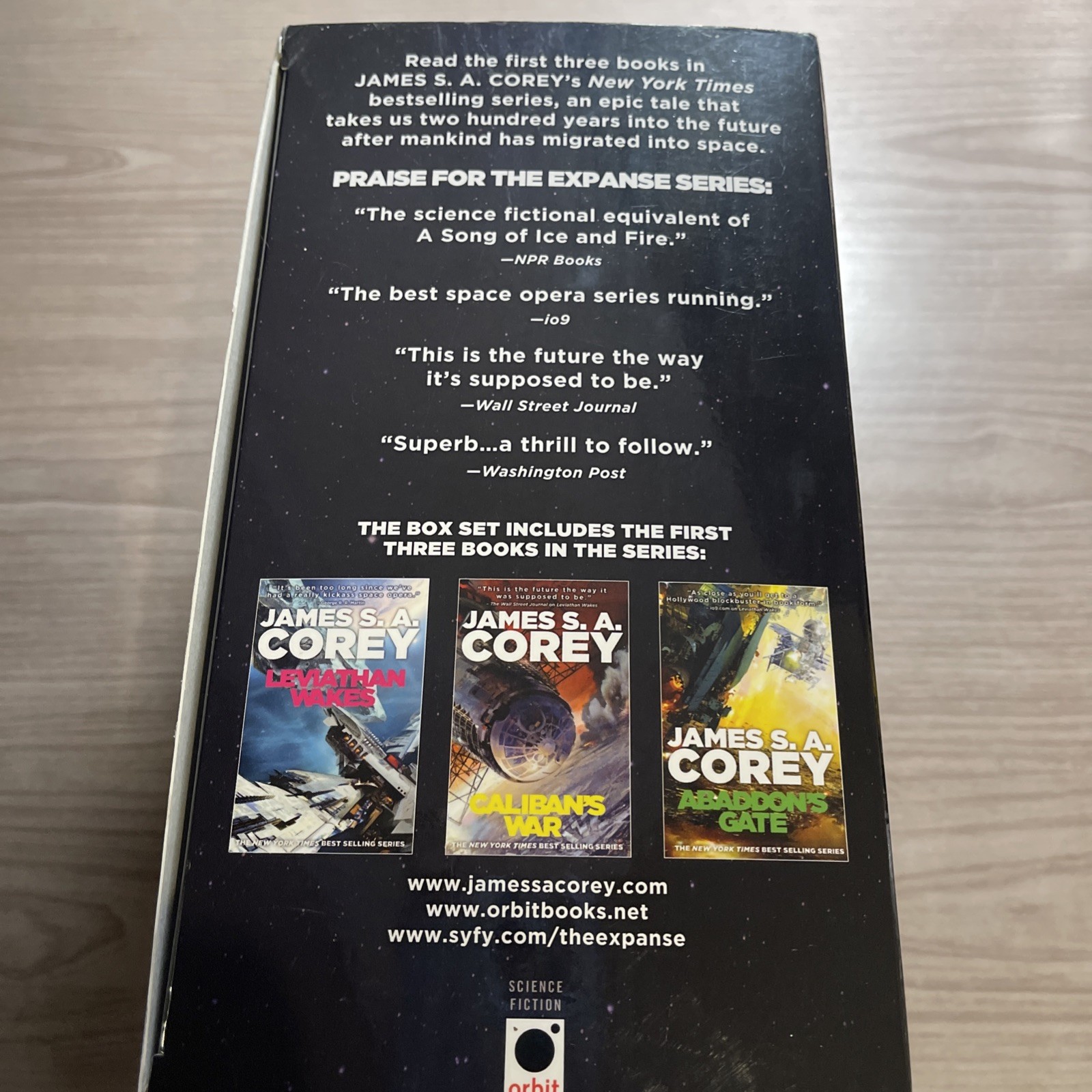 The Expanse Boxed Set: Leviathan Wakes, Caliban’s War and Abaddon’s Gate