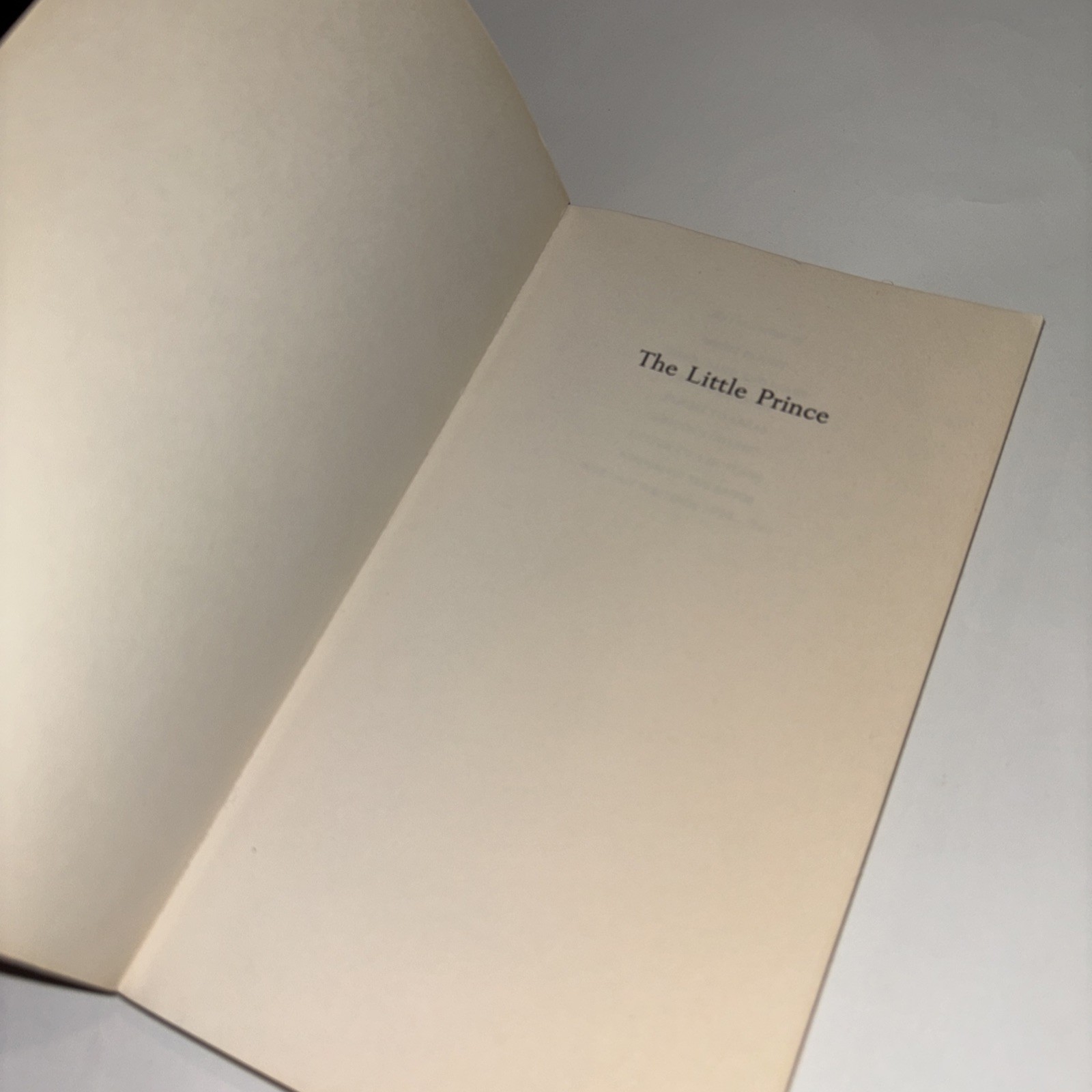 The Little Prince by Antoine De Saint-Exupéry (Trade Paperback)1971