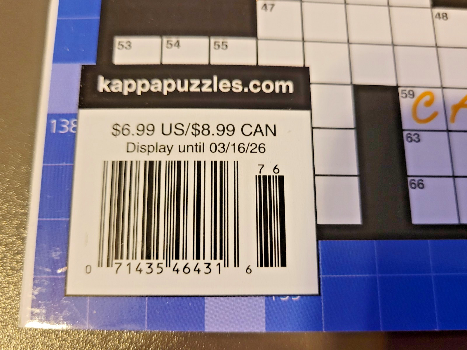 Superb Crosswords Jumbo Puzzle Book by KAPPA – 124 All-Themed Puzzles!