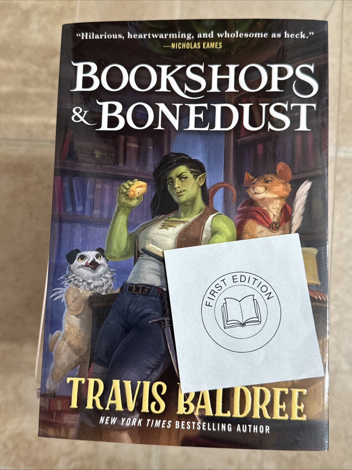 Bookshops and Bonedust by Travis Baldree 1 St US Edition Paperback