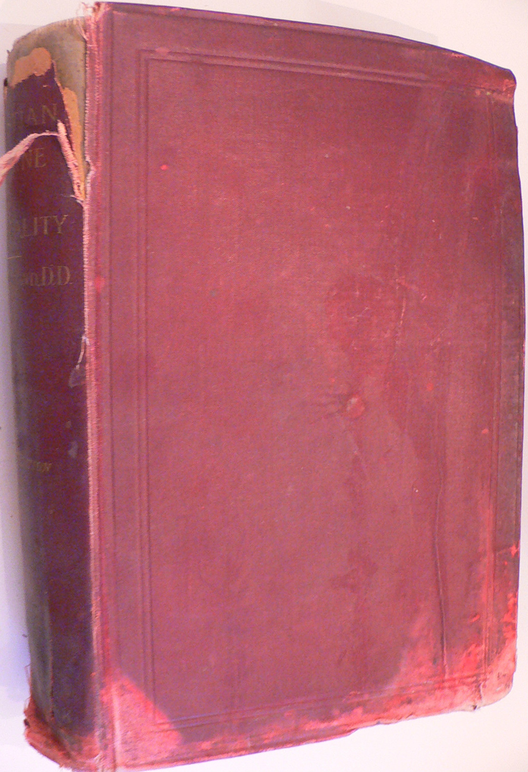 Christian Doctrin of Immortality by S. D. F. Solomond D.D. 1896 2nd Ed. theology