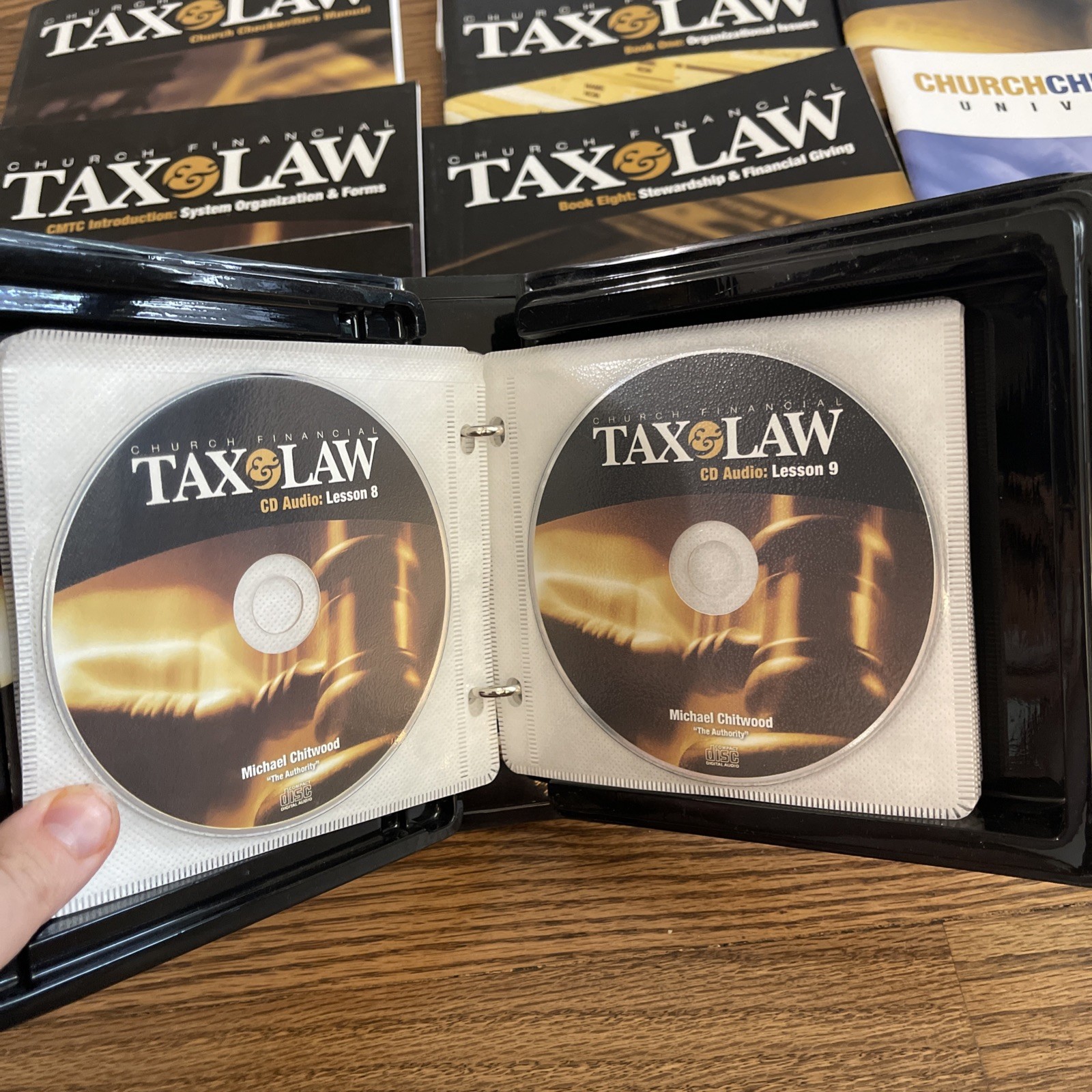 Church Financial Tax & Law Church Checkwriters Michael Chitwood Lot Books & DVD