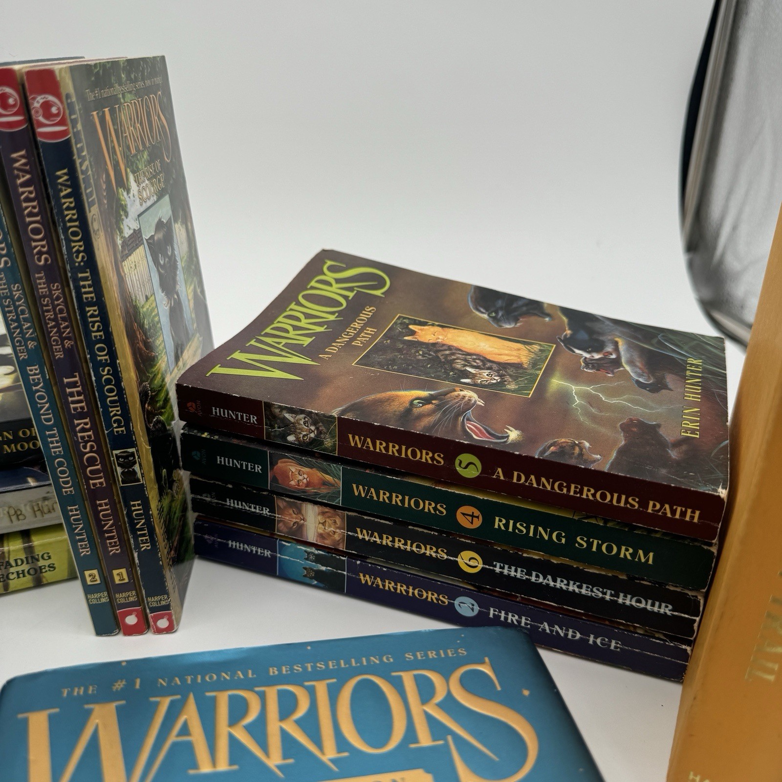 Warriors Erin Hunter Book Lot Of 17 Mixed Hardcover Paperback Super Editions