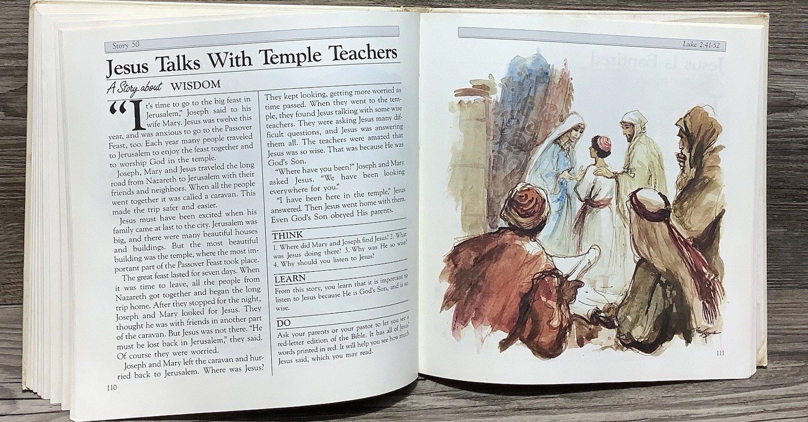 Bible Stories to Live By Book Illustrated V. Gilbert & Ronald A. Beers