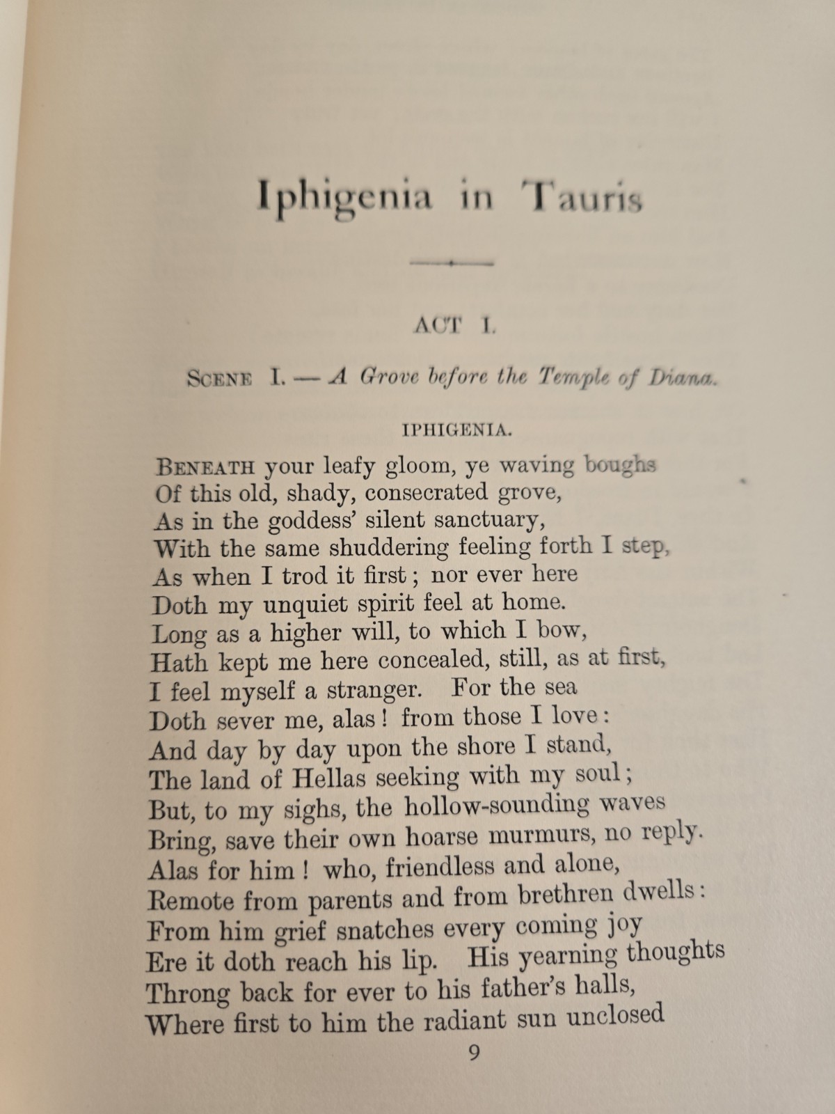 1902 Iphigenia in Tauris By J W Goethe Luxury Edition #15 of 1,000