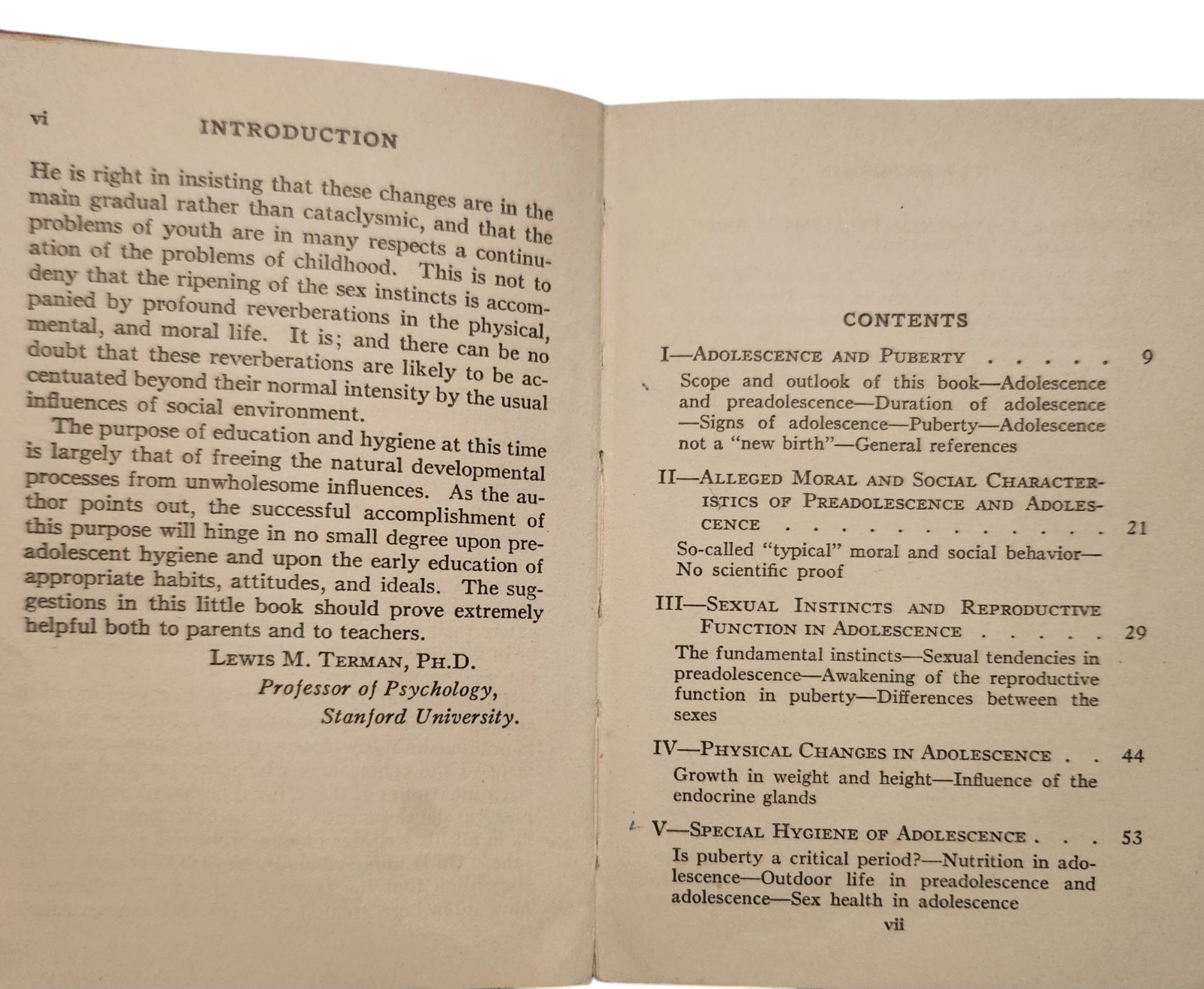 Adolescence, Educational & Hygienic Problems, 1924 Maurice A Bigelow, PhD ScD