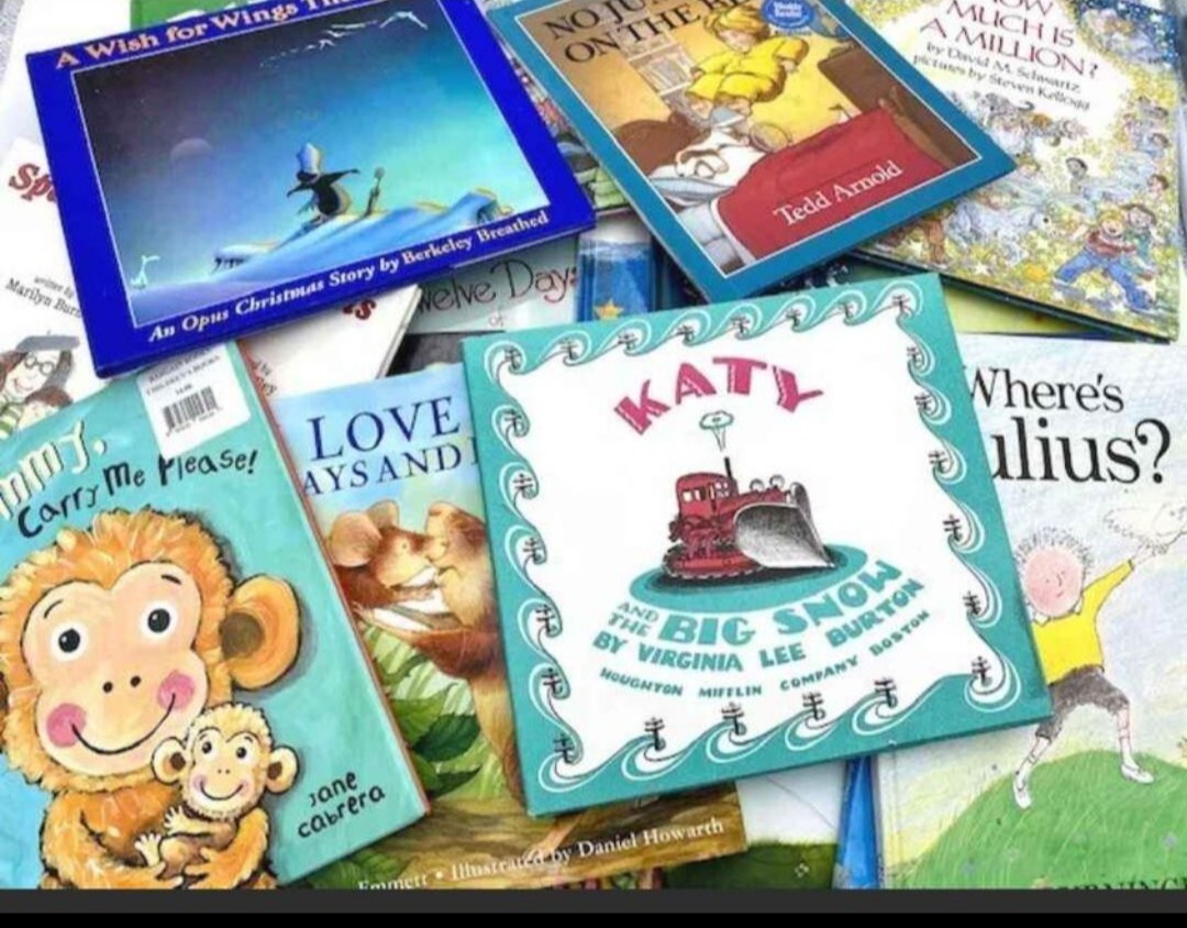 5 Pounds Of Childrens Picture Books Random Assortment Good Used Condition!!