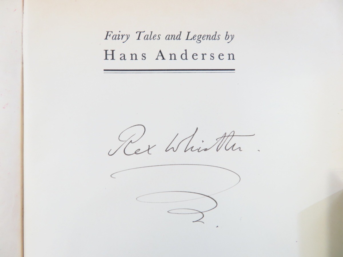 Hans Andersen Rex W“Fairy tales and legends by Hans Andersen“5.9in x8.2in