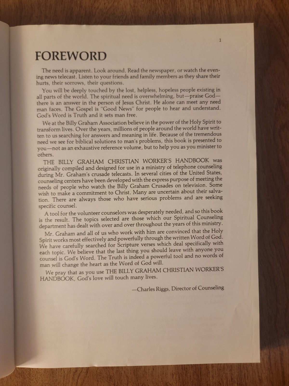 The Billy Graham Christian Worker’s Handbook: A Layman’s Guide for Soul Winning