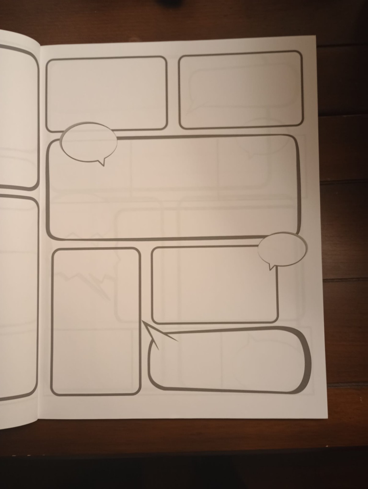 Limited Time Offer Debut! Blank Comic Book: Draw Your Own! 8.5×11″ / 108 pages