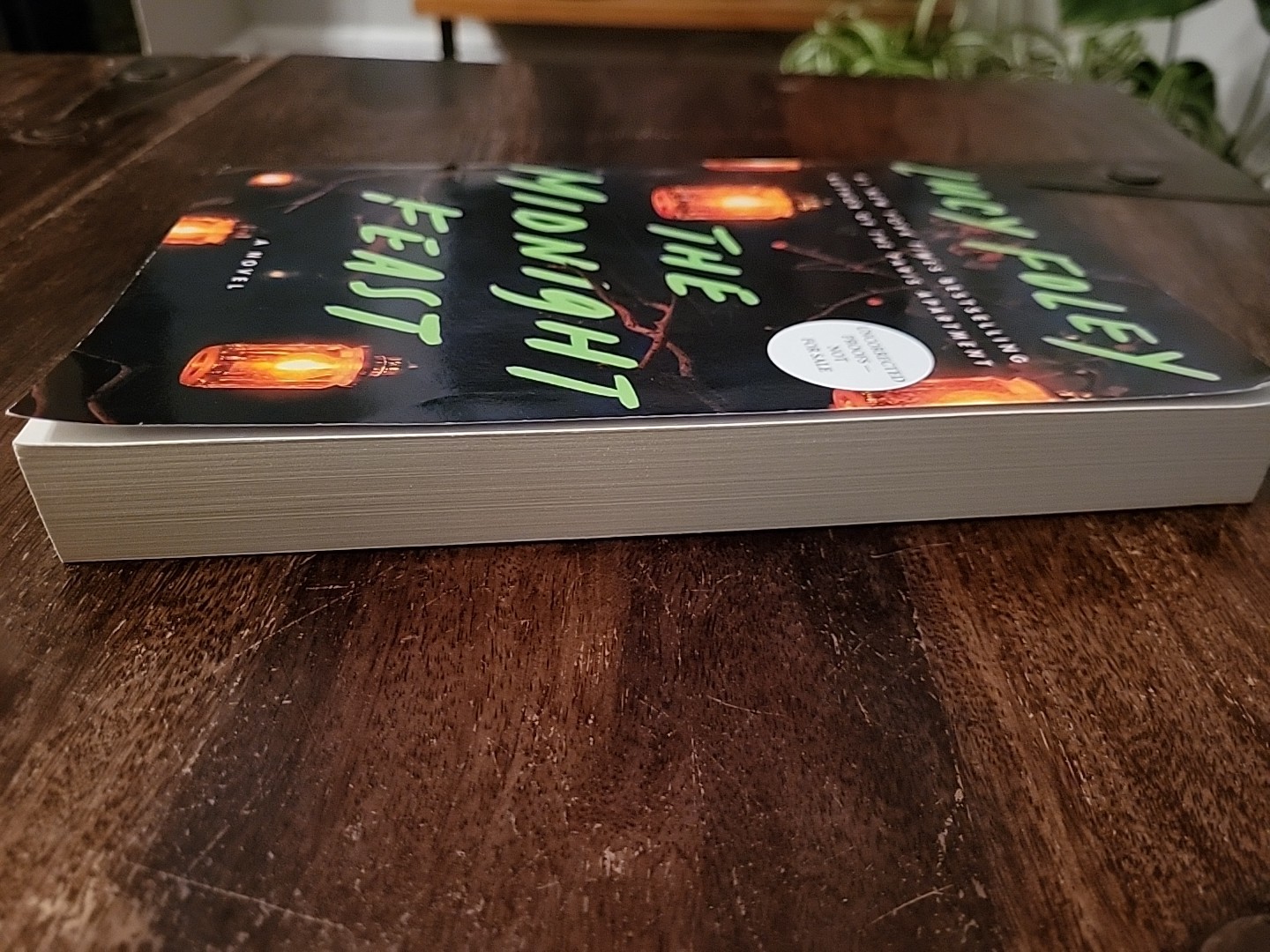 The Midnight Feast: A Novel; Foley, Lucy ARC Advance Reader Copy Proof Paperback