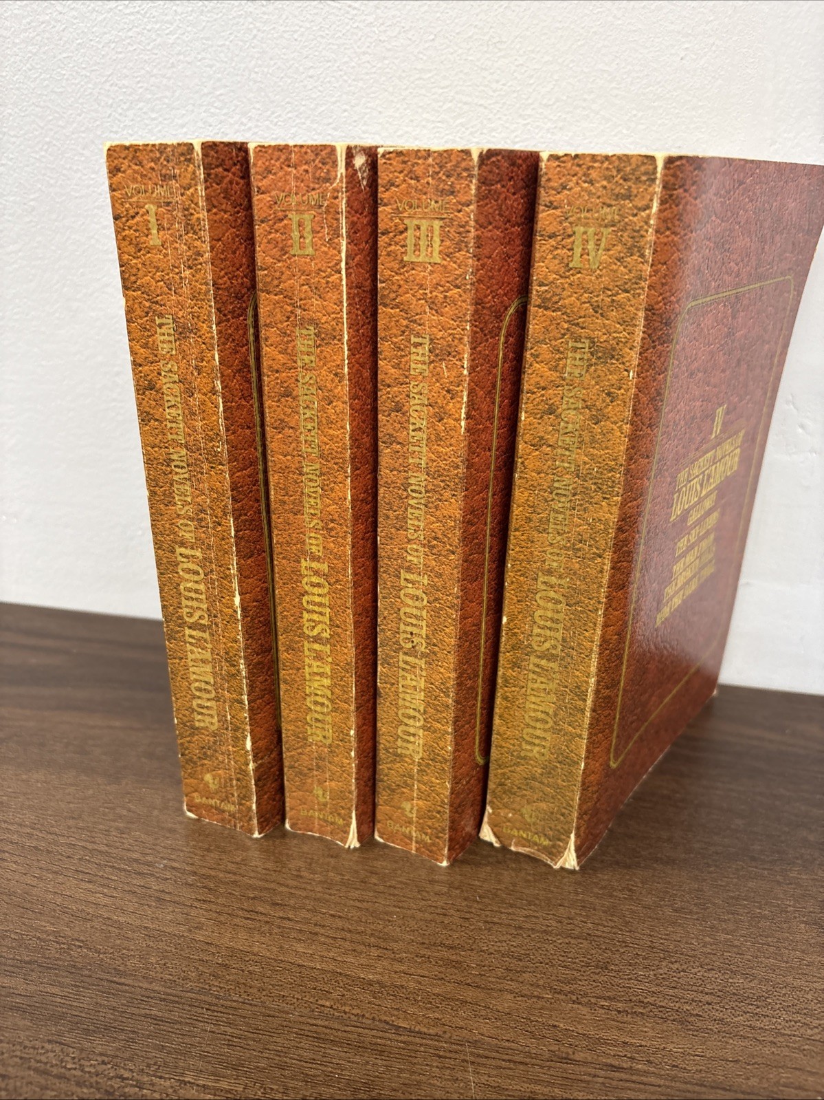 The Sackett Novels of Louis L’Amour Set of 4 Paperback Books