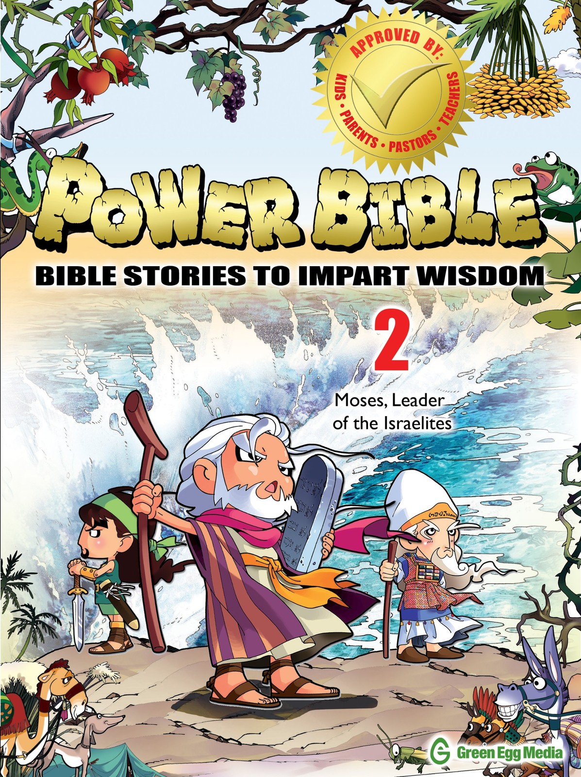 Power Bible: Bible Stories To Impart Wisdom # 2-Moses, Leader Of The Israeli…