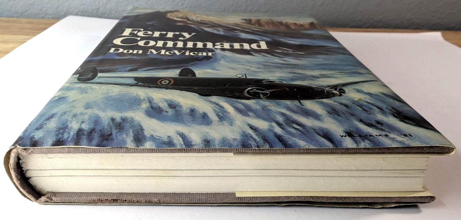 Ferry Command Don McVicar 1981 First Edition Hardcover Dust Jacket- Signed