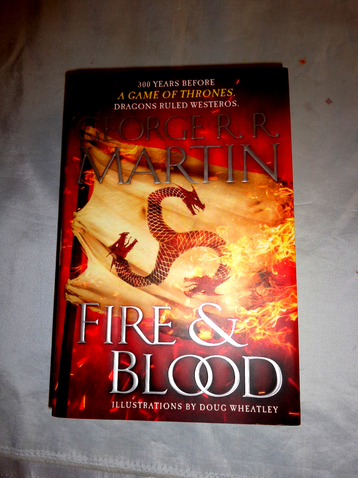 House of the Dragon Fire & Blood George R R Martin SIGNED 1st/1st 2018 HCDJ NEW!