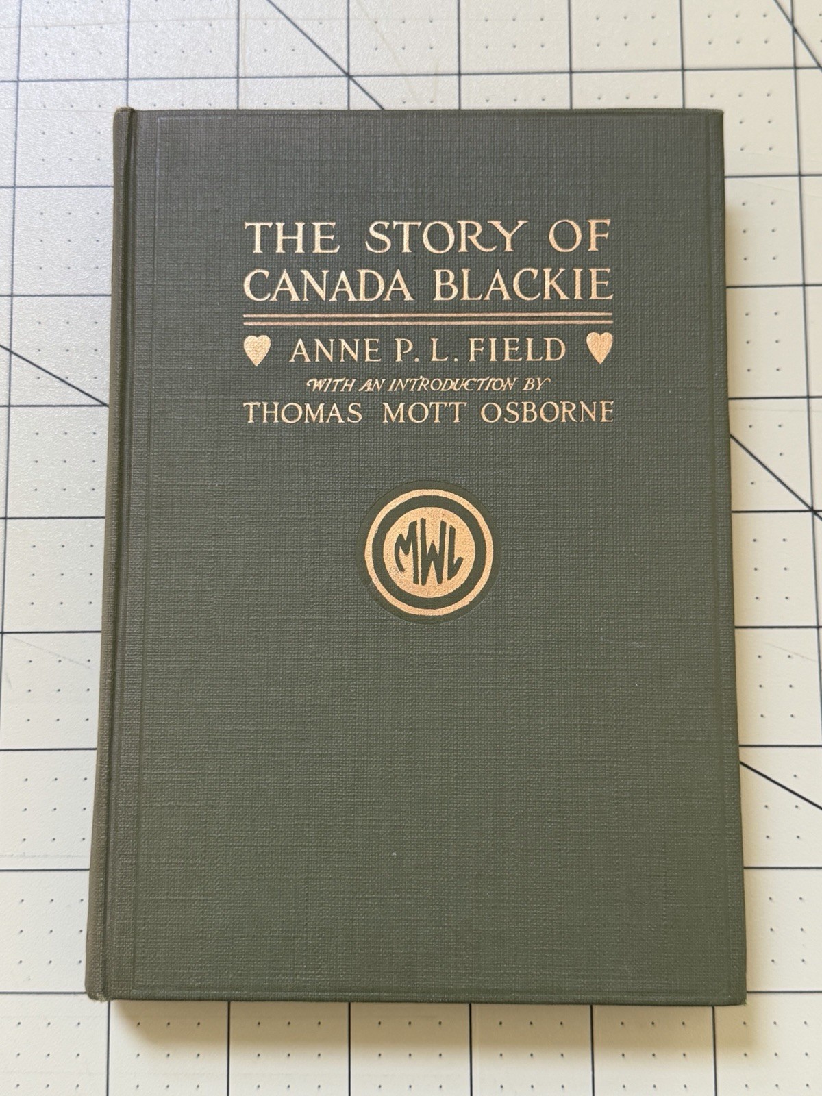 The Story of Canada Blackie by Anne P. L. Field 1915 FIRST EDITION (Sing Sing)